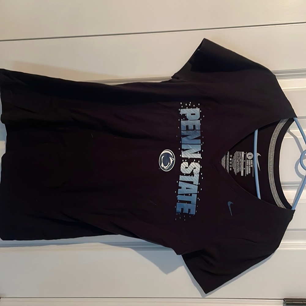 Black Nike slim fit. size Large Penn State shirt.